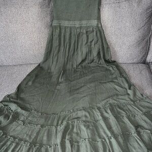 Elegant Green Maxi Dress